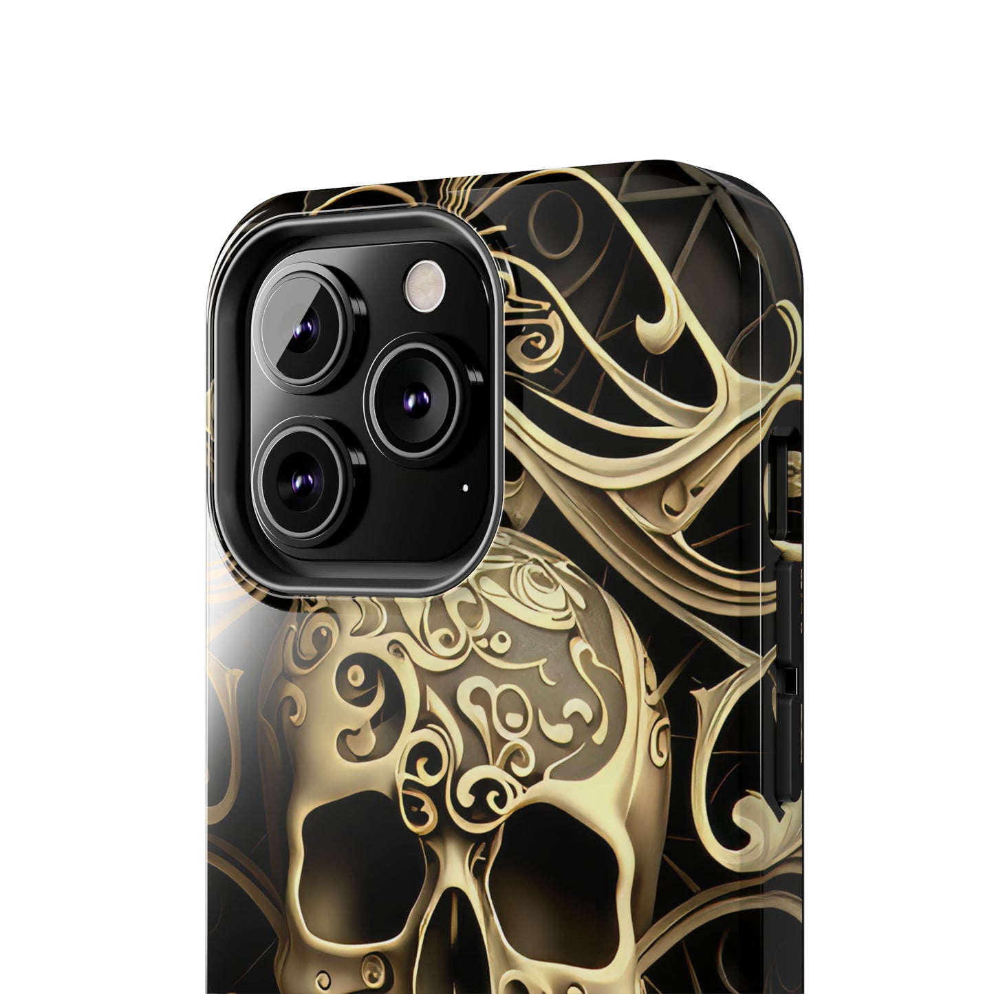 Metallic Chrome Skulls and classic Designed 7 Tough Phone Cases