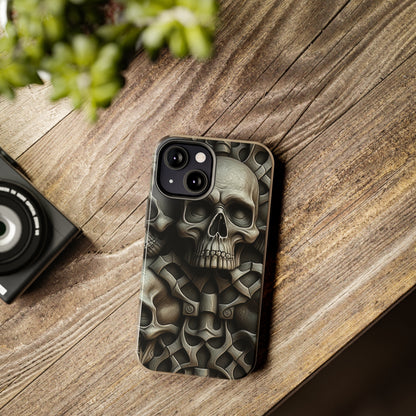 Metallic Chrome Skulls and classic Designed 19 Tough Phone Cases