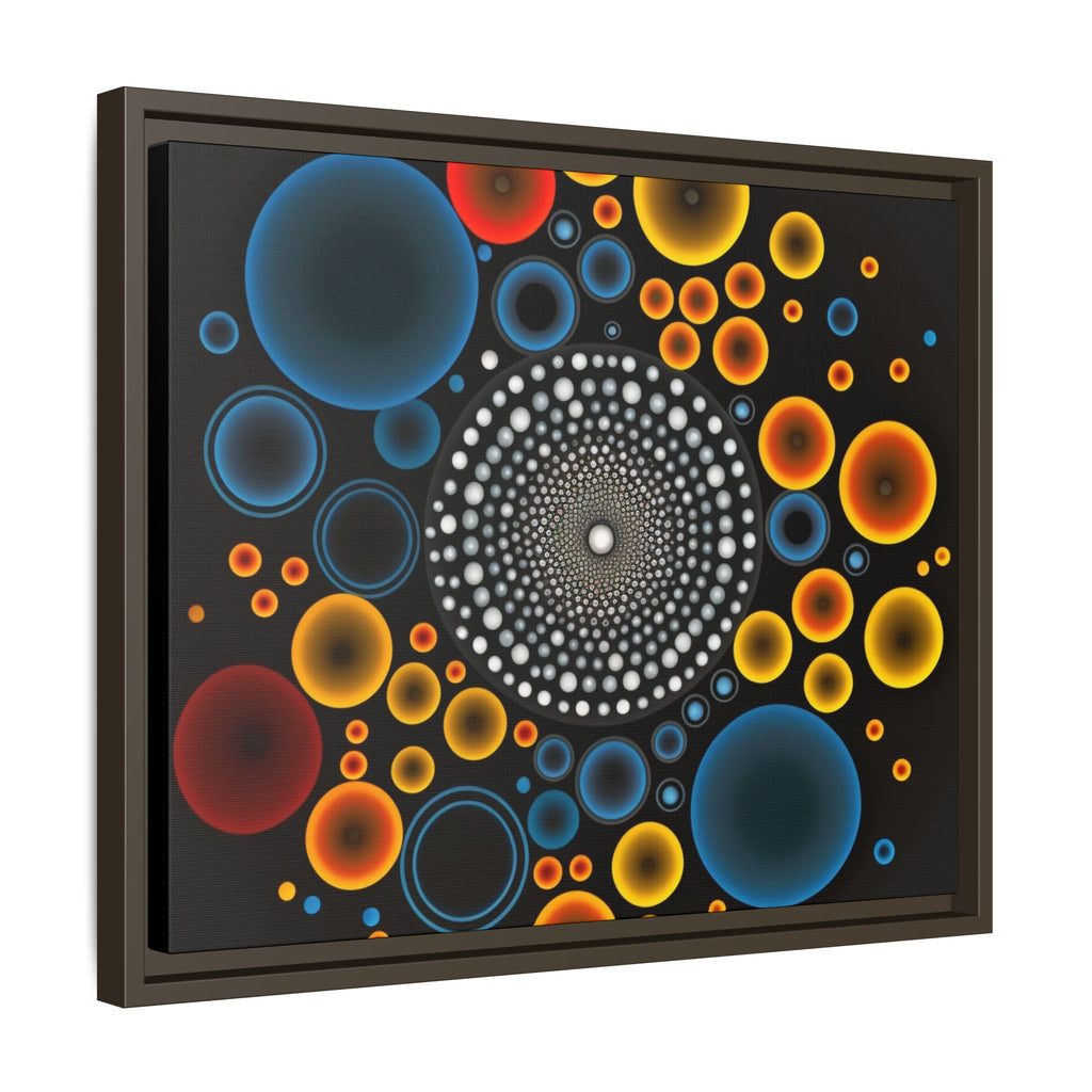 Harmonic Orbits, Matte Canvas, Framed (Multi-color)