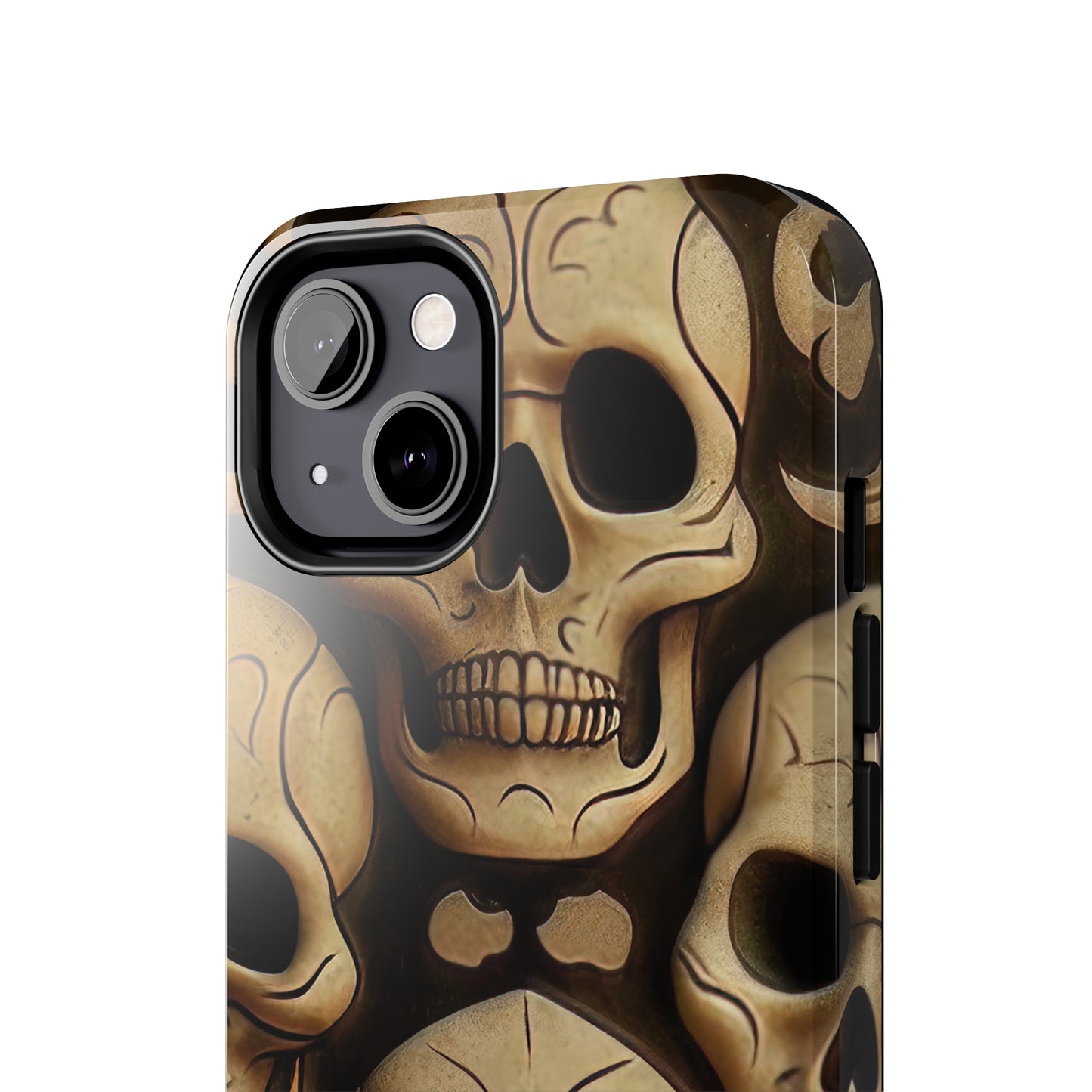 Metallic Chrome Skulls and classic Designed 19 Tough Phone Cases