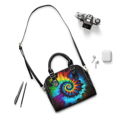 Bold And Beautiful Tie Dye Style One Shoulder Handbag