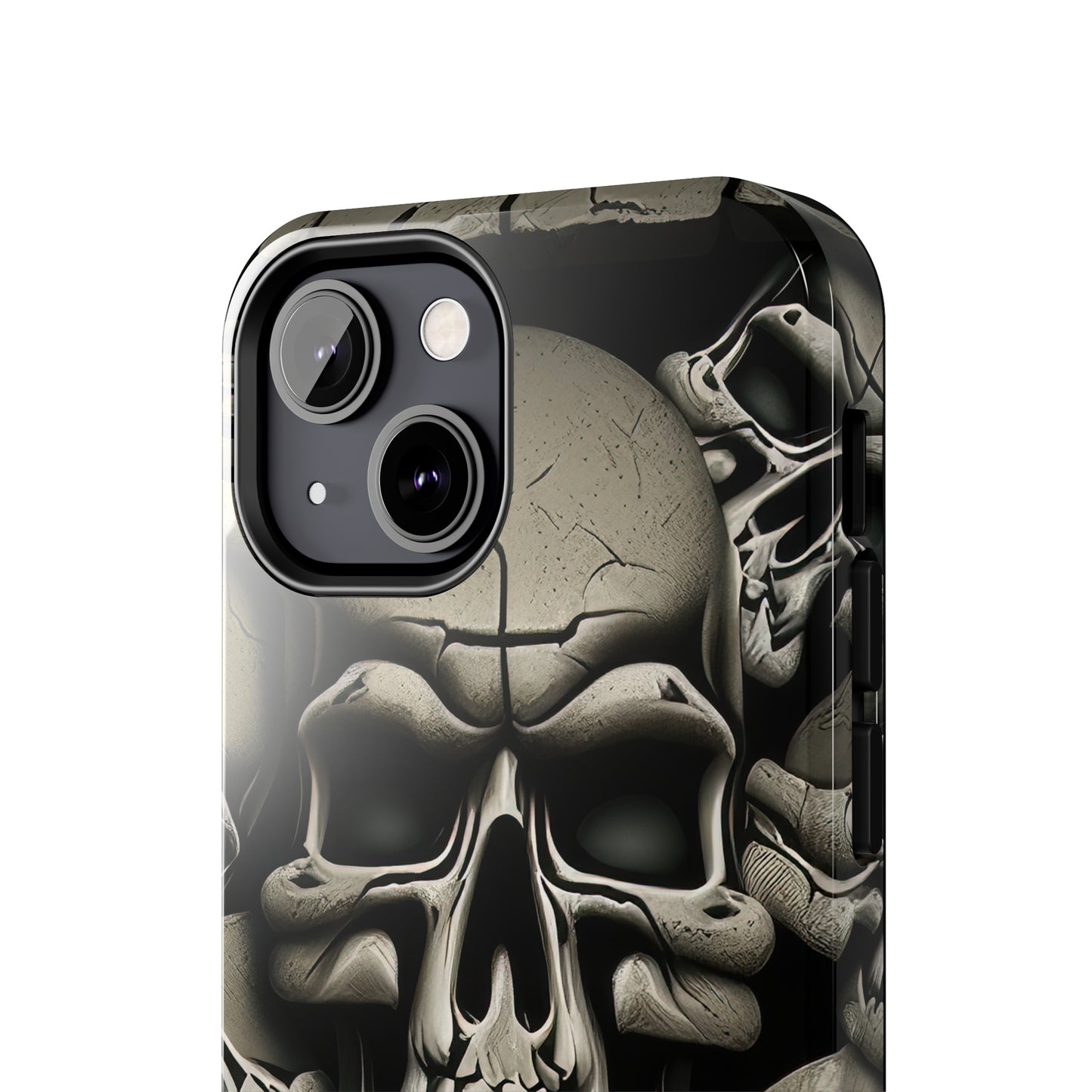 Metallic Chrome Skulls and classic Designed 12 Tough Phone Cases