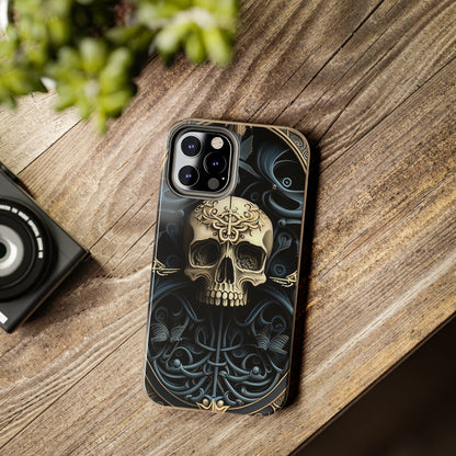 Metallic Chrome Skulls and classic Designed 6 Tough Phone Cases