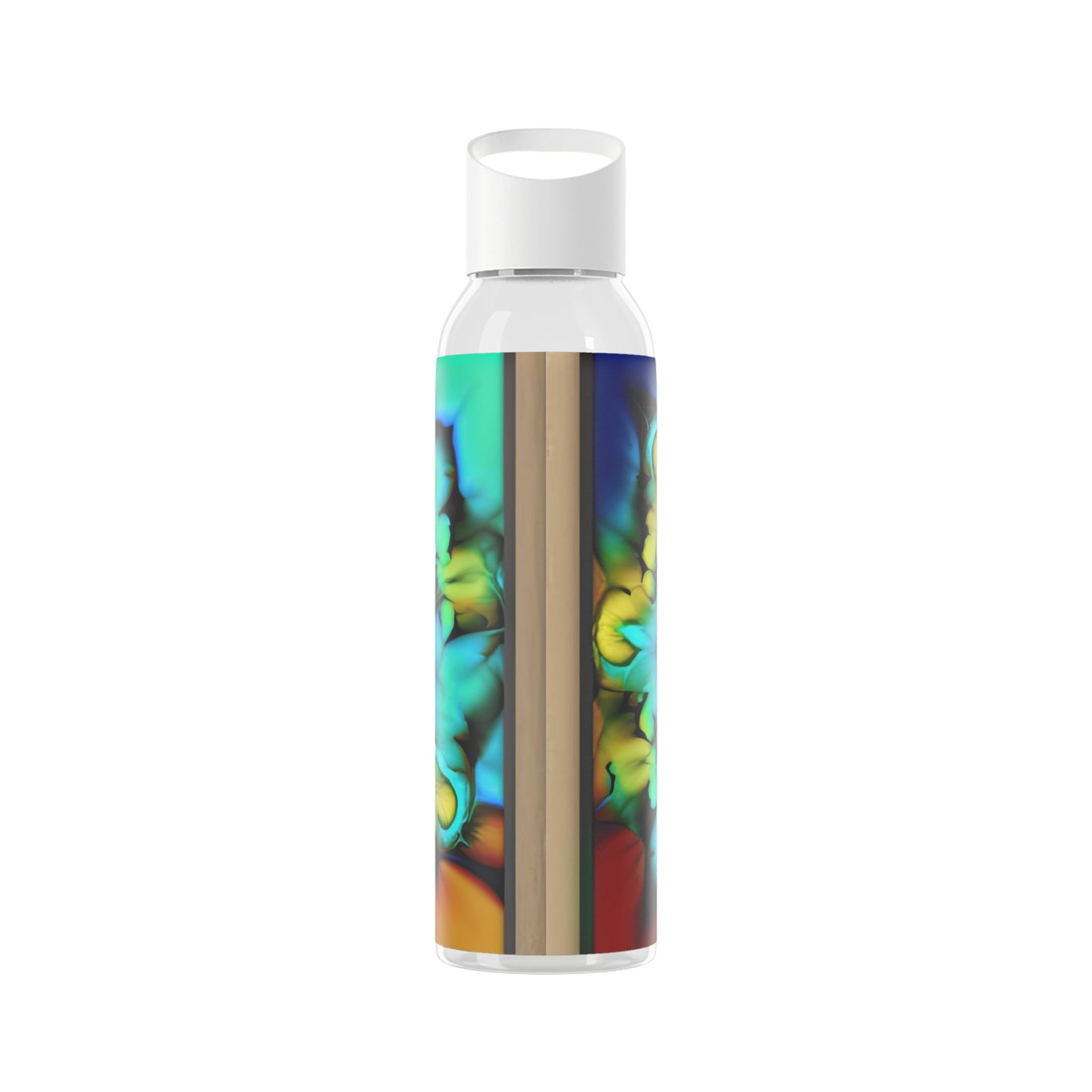 Bold And Beautiful Tie Dye B 3 Sky Water Bottle