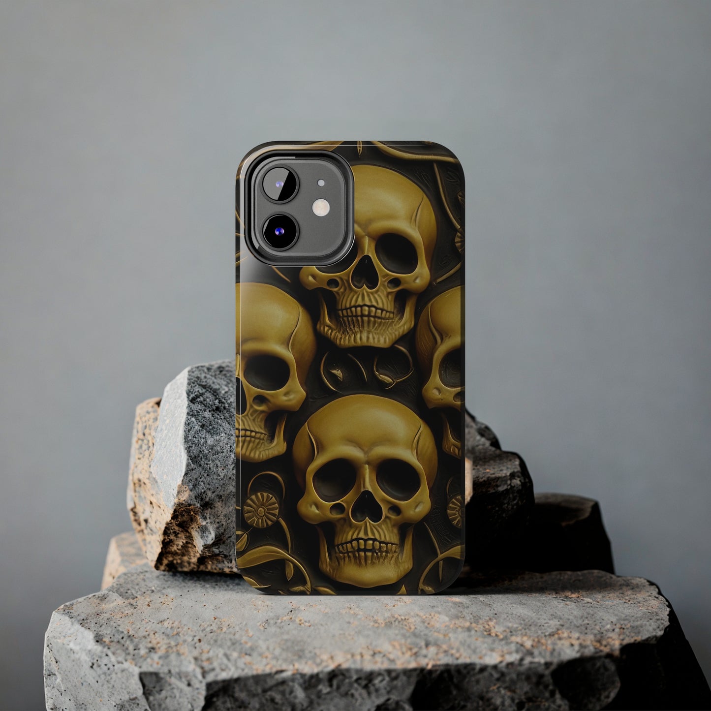 Metallic Chrome Skulls and classic Designed 18 Tough Phone Cases