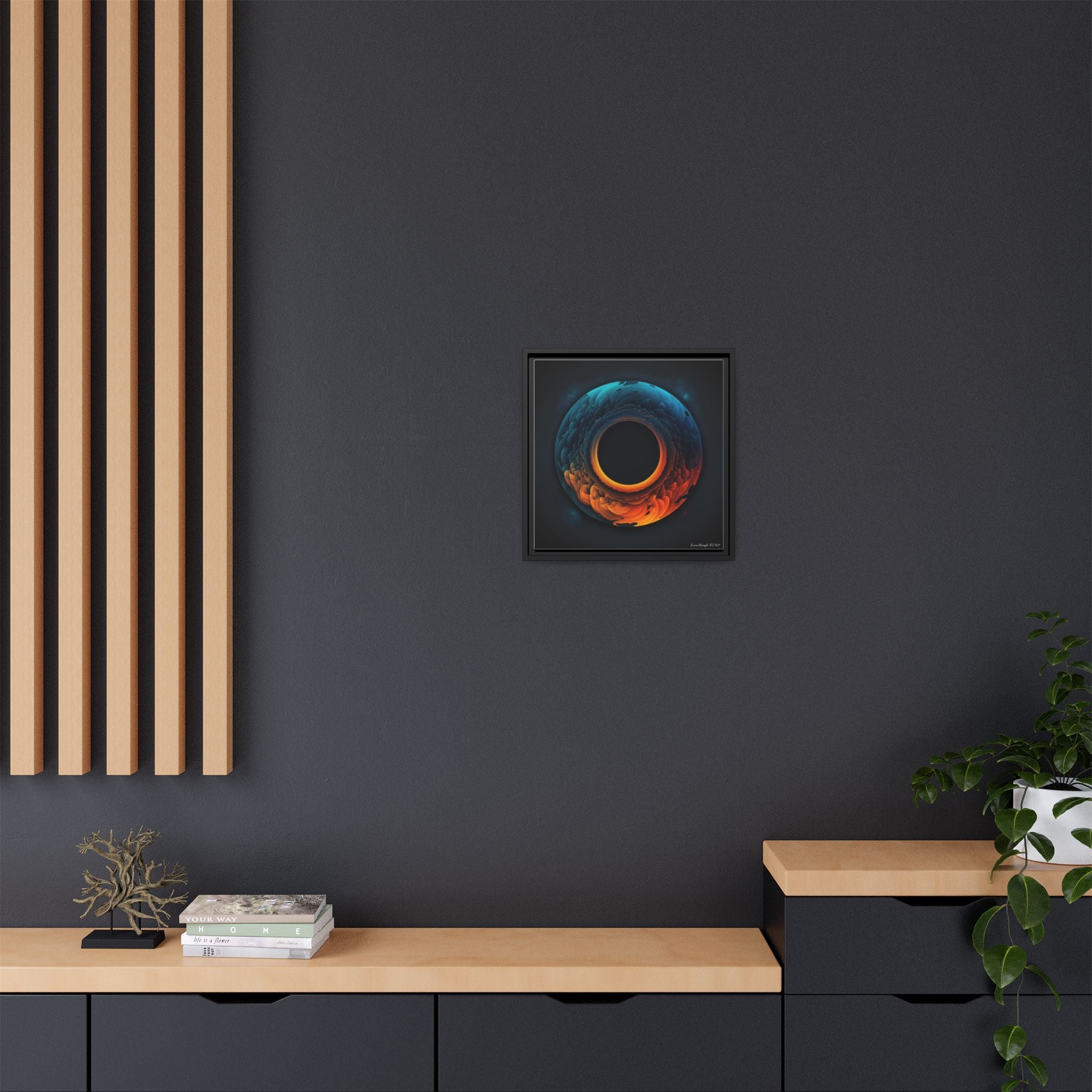 Molten Silence, Art Print — Colorful Modern Wall Canvas