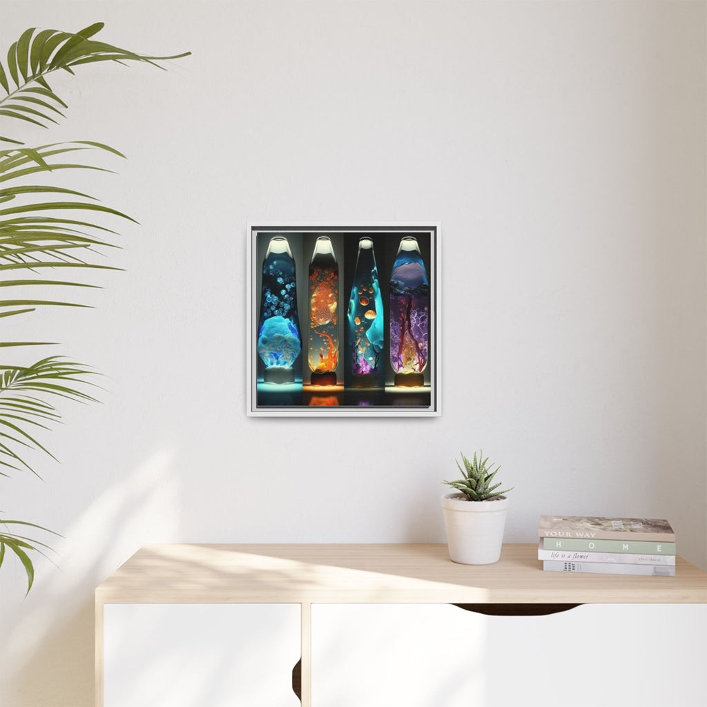 Elemental Currents, Art Print — Colorful Modern Wall Canvas
