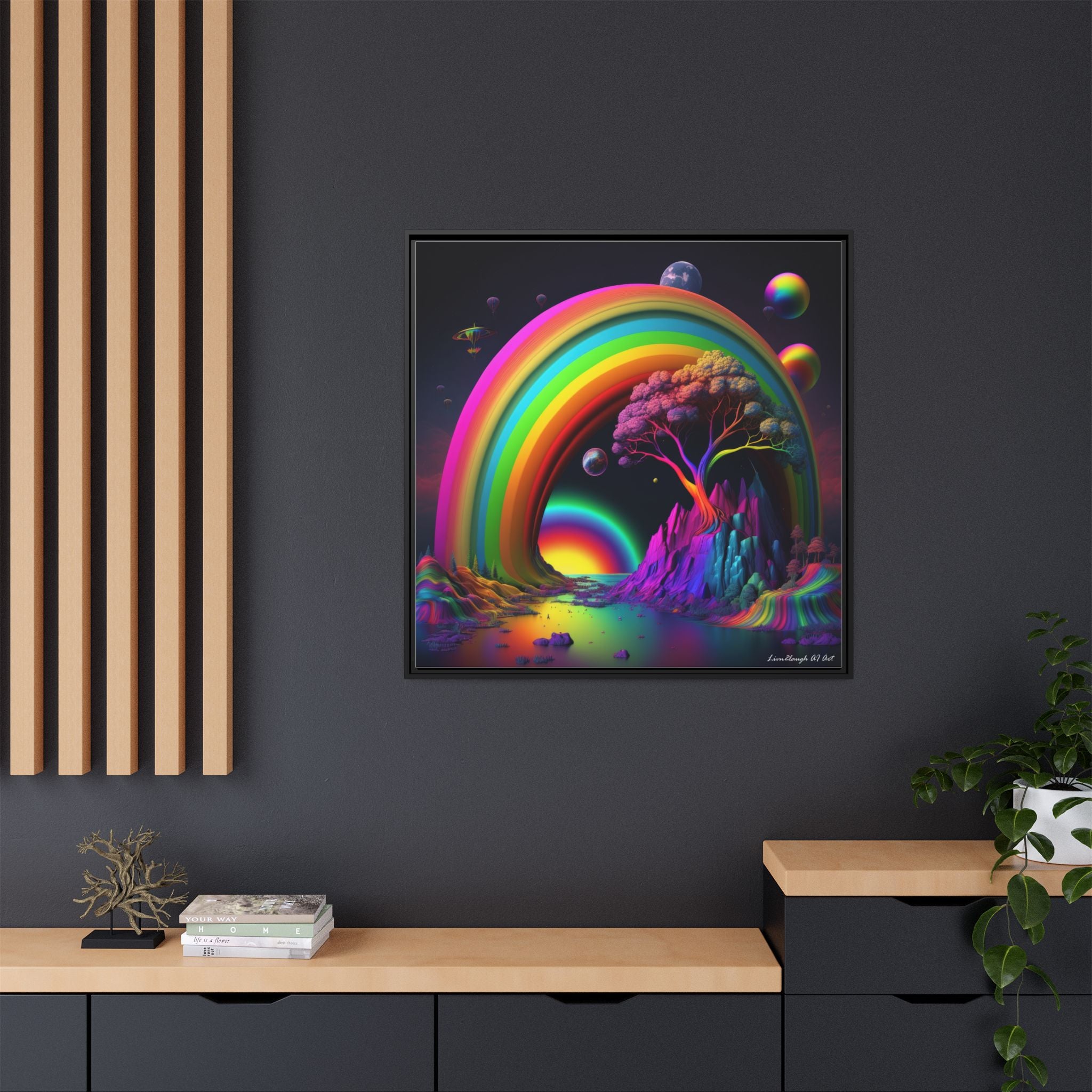 Arc of Infinite Wonder, Art Print — Colorful Modern Wall Canvas