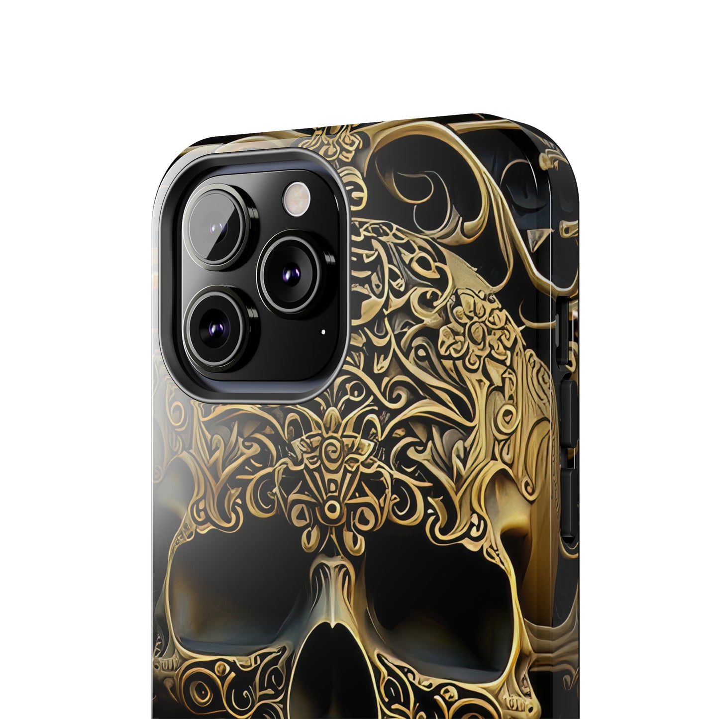 Metallic Chrome Skulls and classic Designed 4 Tough Phone Cases