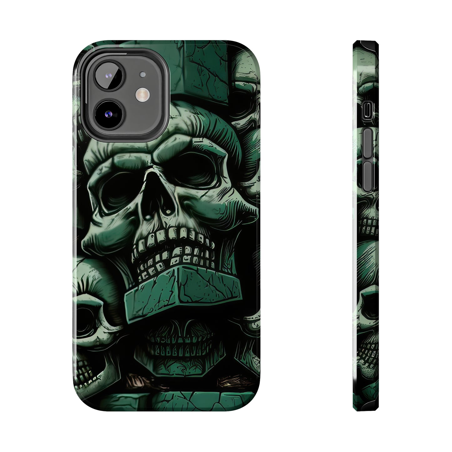 Metallic Chrome Skulls and classic Designed 15 Tough Phone Cases