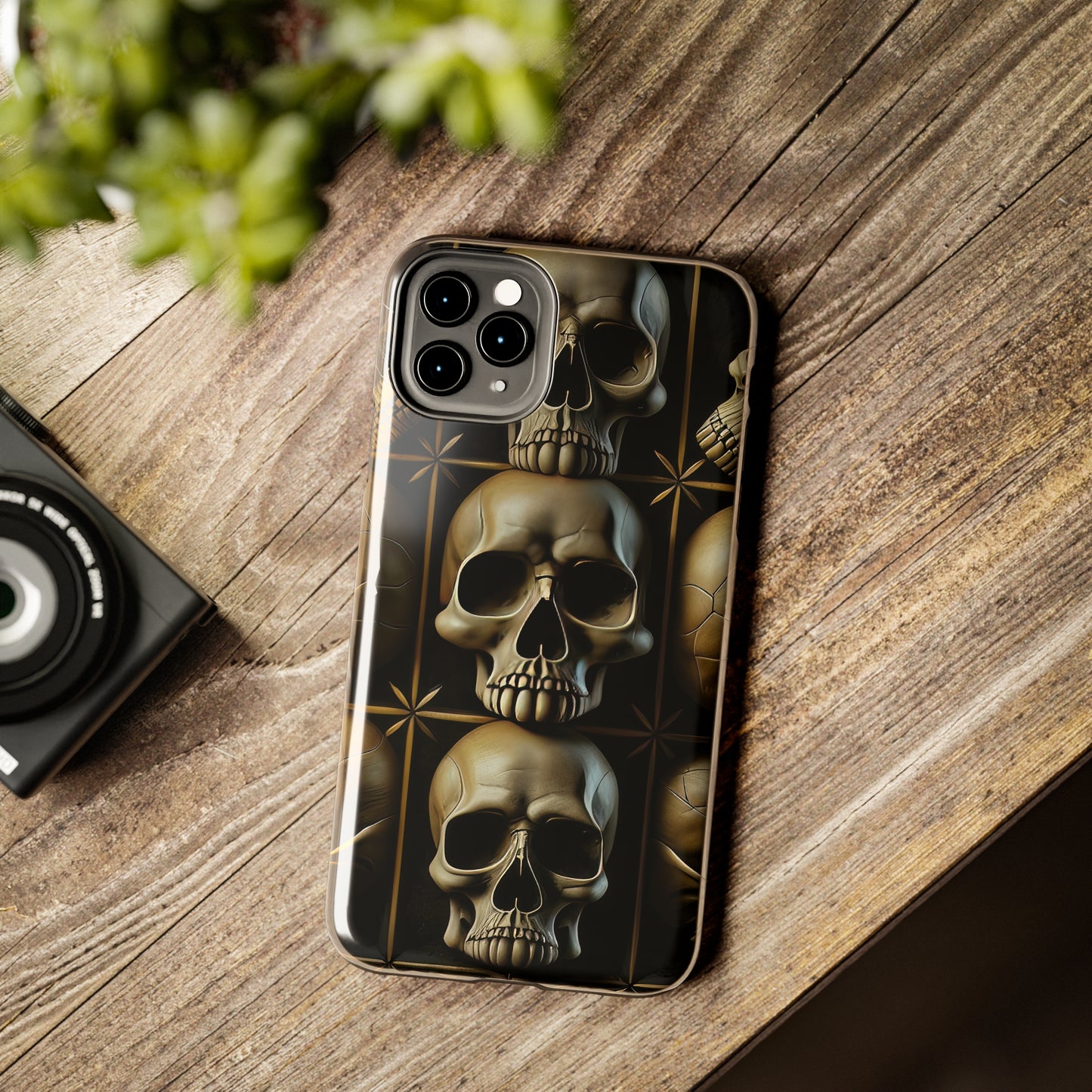 Metallic Chrome Skulls and classic Designed 19 Tough Phone Cases