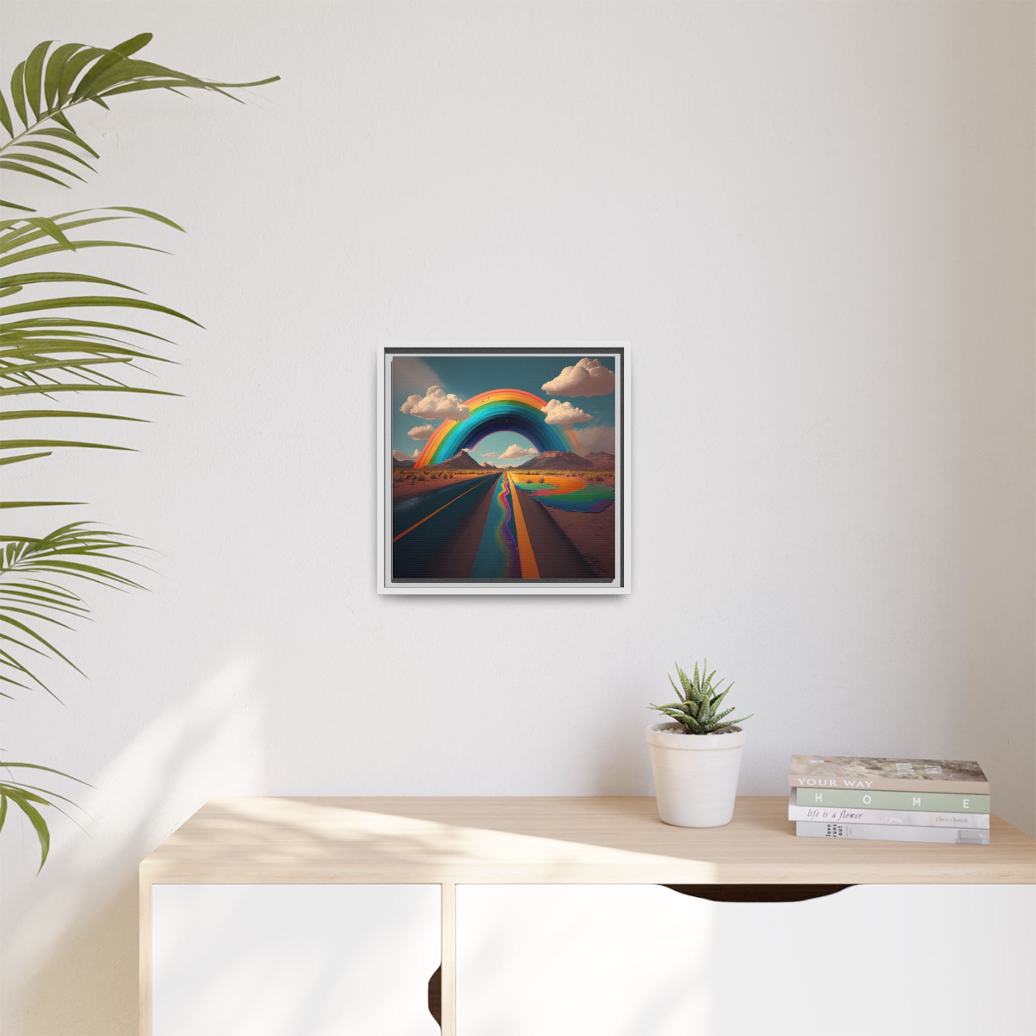 Road to Color, Art Print — Colorful Modern Wall Canvas