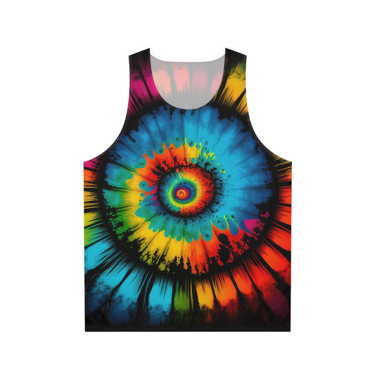 Bold And Beautiful Tie Dye Style Four 1 Unisex Tank Top (AOP)