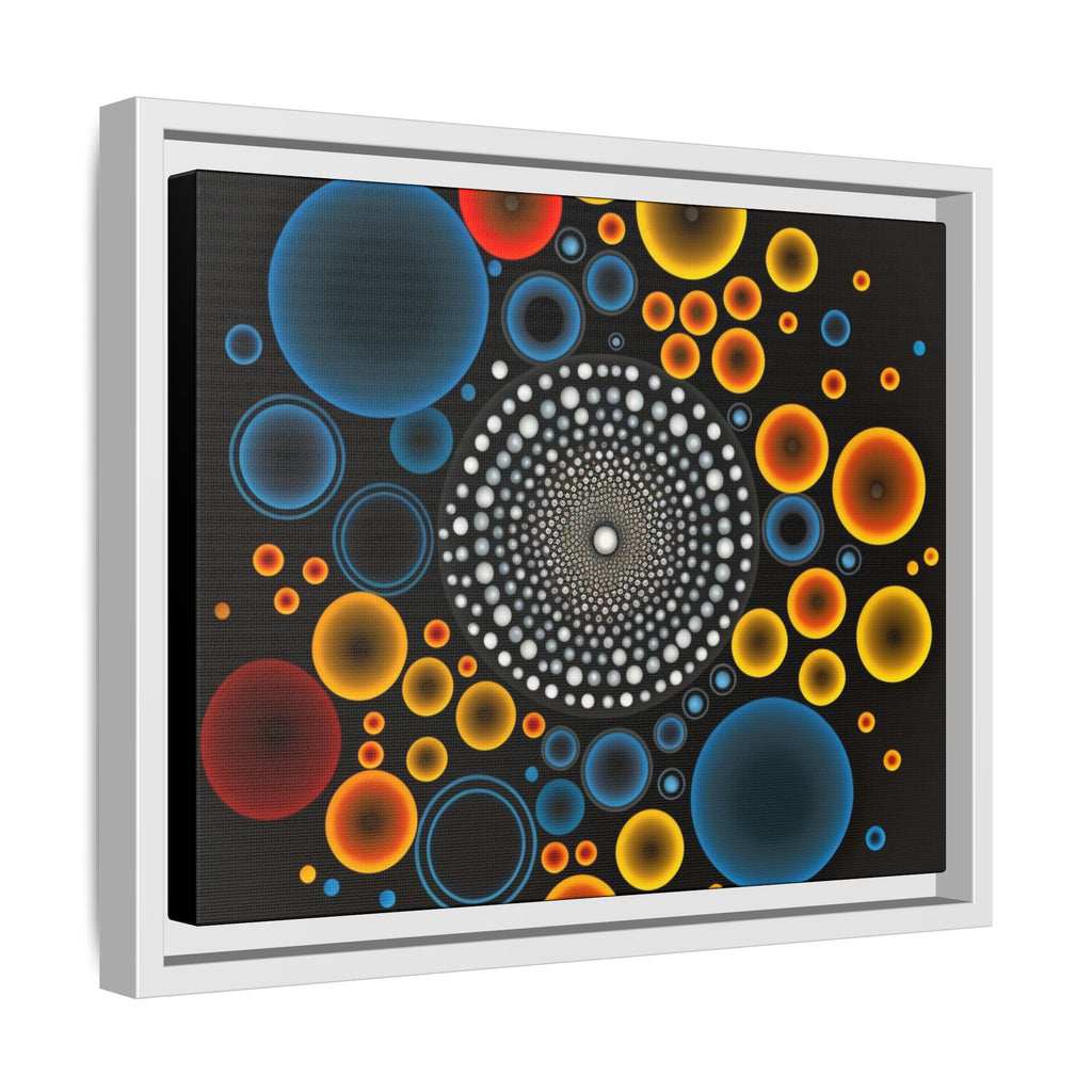 Harmonic Orbits, Matte Canvas, Framed (Multi-color)