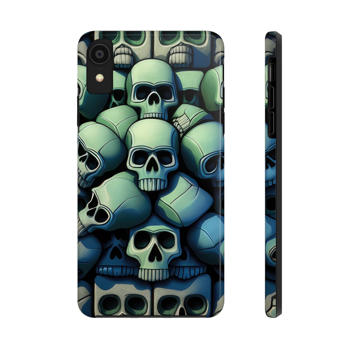 Metallic Chrome Skulls and classic Designed 10 Tough Phone Cases