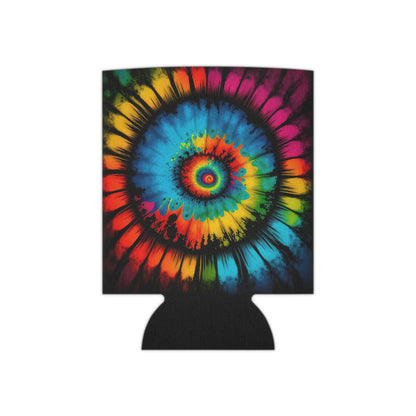 Bold And Beautiful Tie Dye Style Four Can Cooler