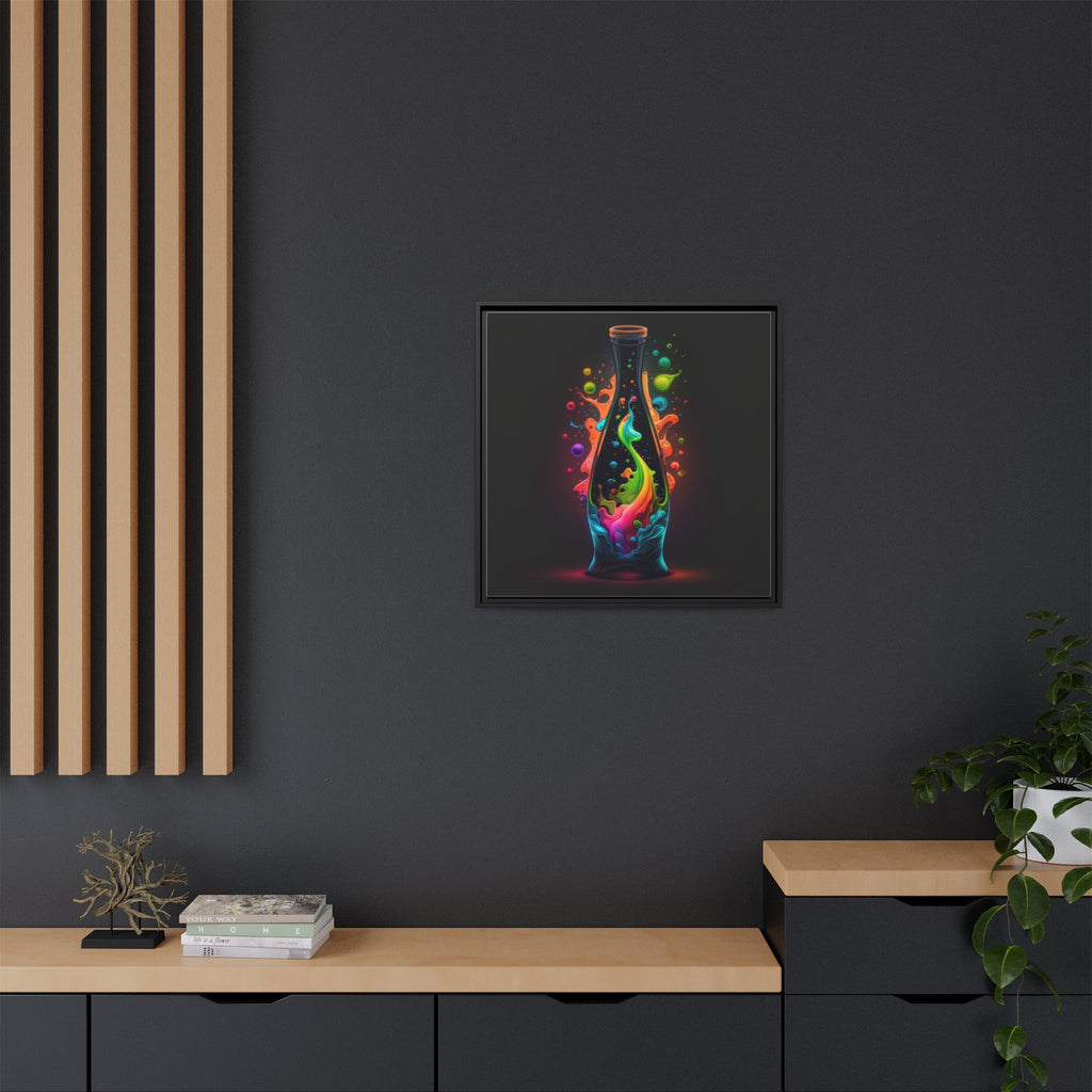 Chromatic Ascent, Art Print — Colorful Modern Wall Canvas