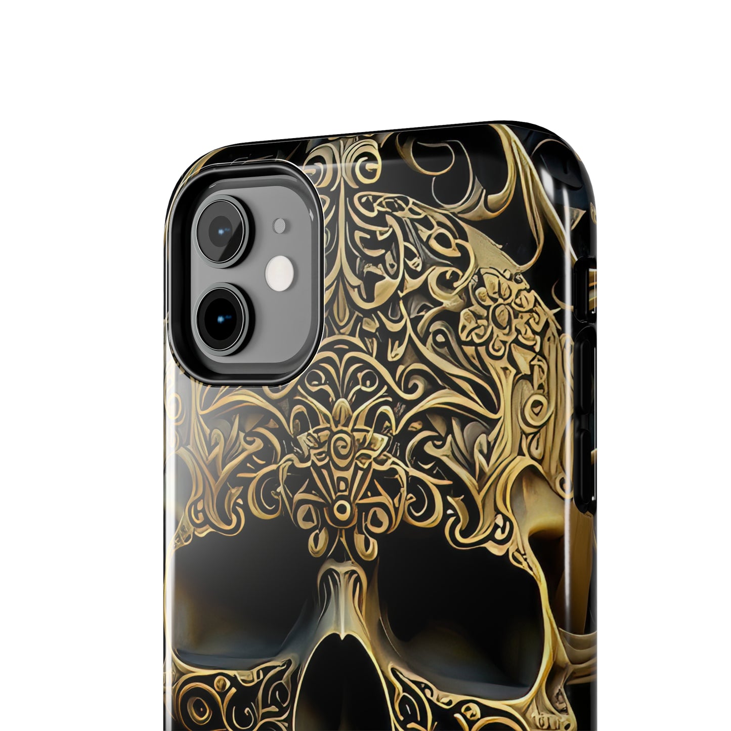 Metallic Chrome Skulls and classic Designed 4 Tough Phone Cases