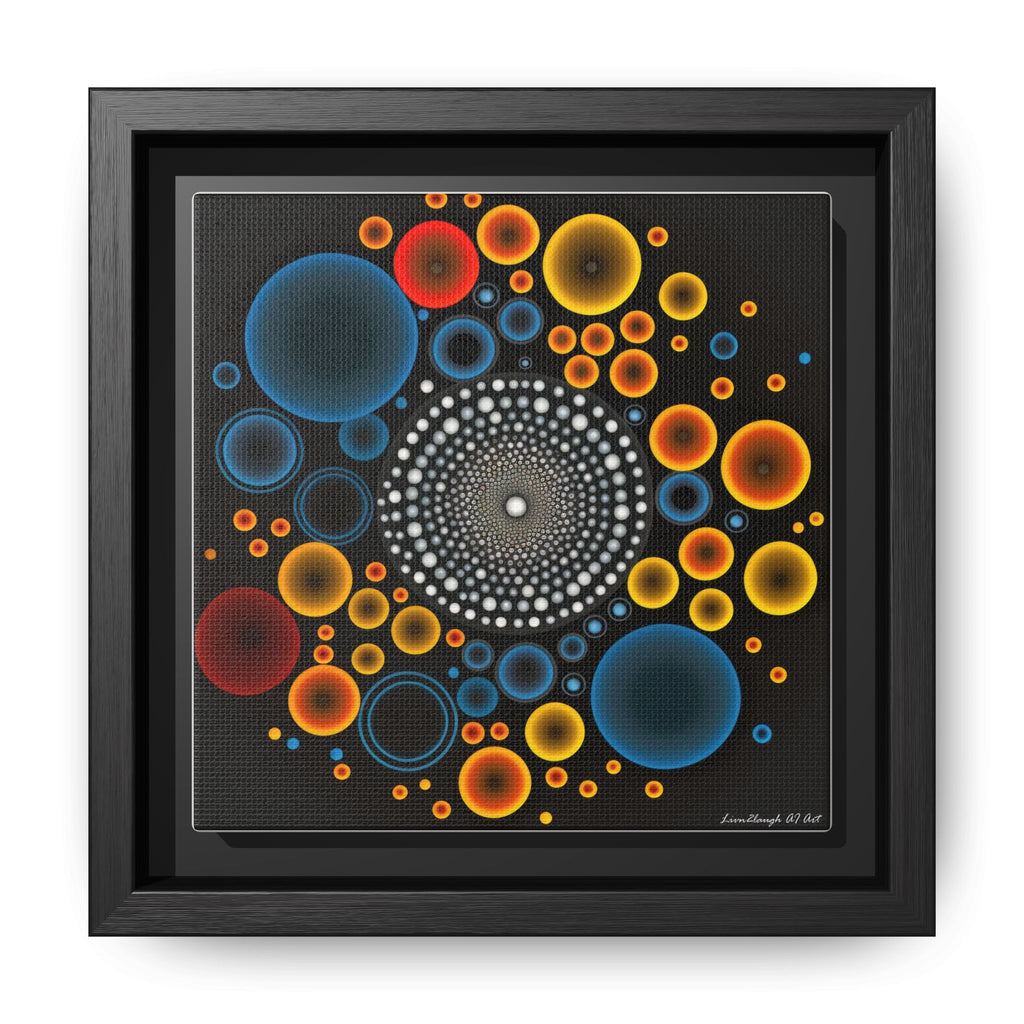 Gilded Tide, Art Print — Colorful Modern Wall Canvas