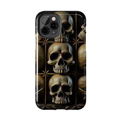 Metallic Chrome Skulls and classic Designed 19 Tough Phone Cases