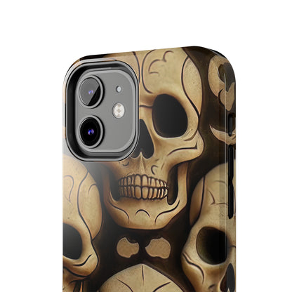 Metallic Chrome Skulls and classic Designed 19 Tough Phone Cases