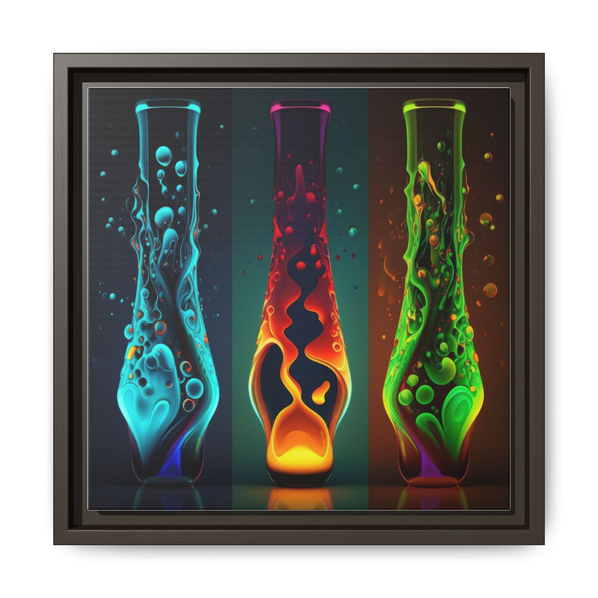 Three States of Flow, Art Print — Colorful Modern Wall Canvas