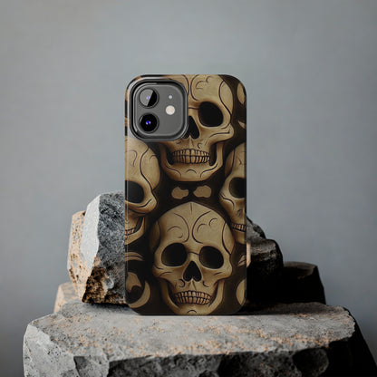 Metallic Chrome Skulls and classic Designed 19 Tough Phone Cases