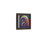 Home Beneath the Rainbow, Art Print — Colorful Modern Wall Canvas