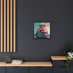 Sanctuary of Color, Art Print — Colorful Modern Wall Canvas