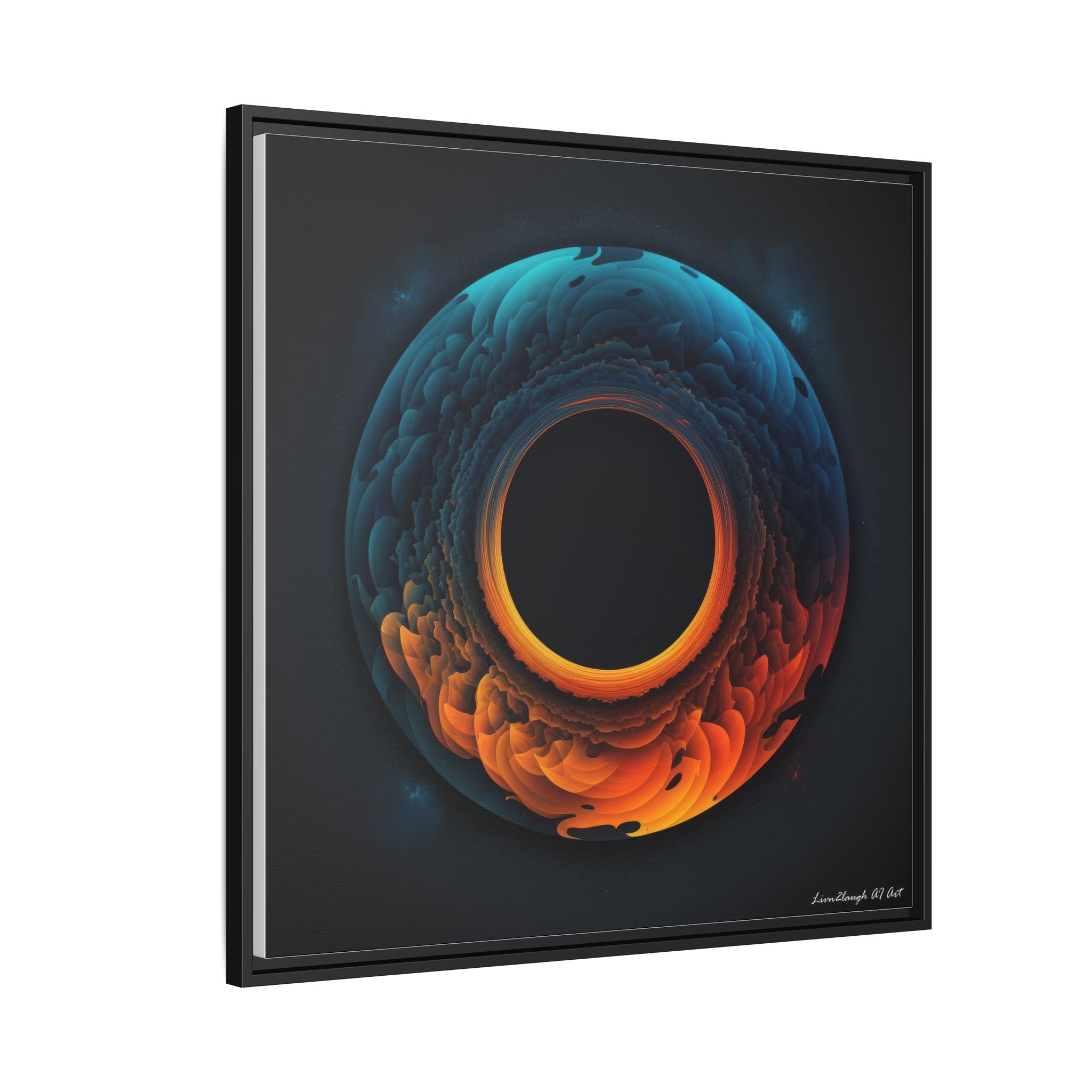 Molten Silence, Art Print — Colorful Modern Wall Canvas