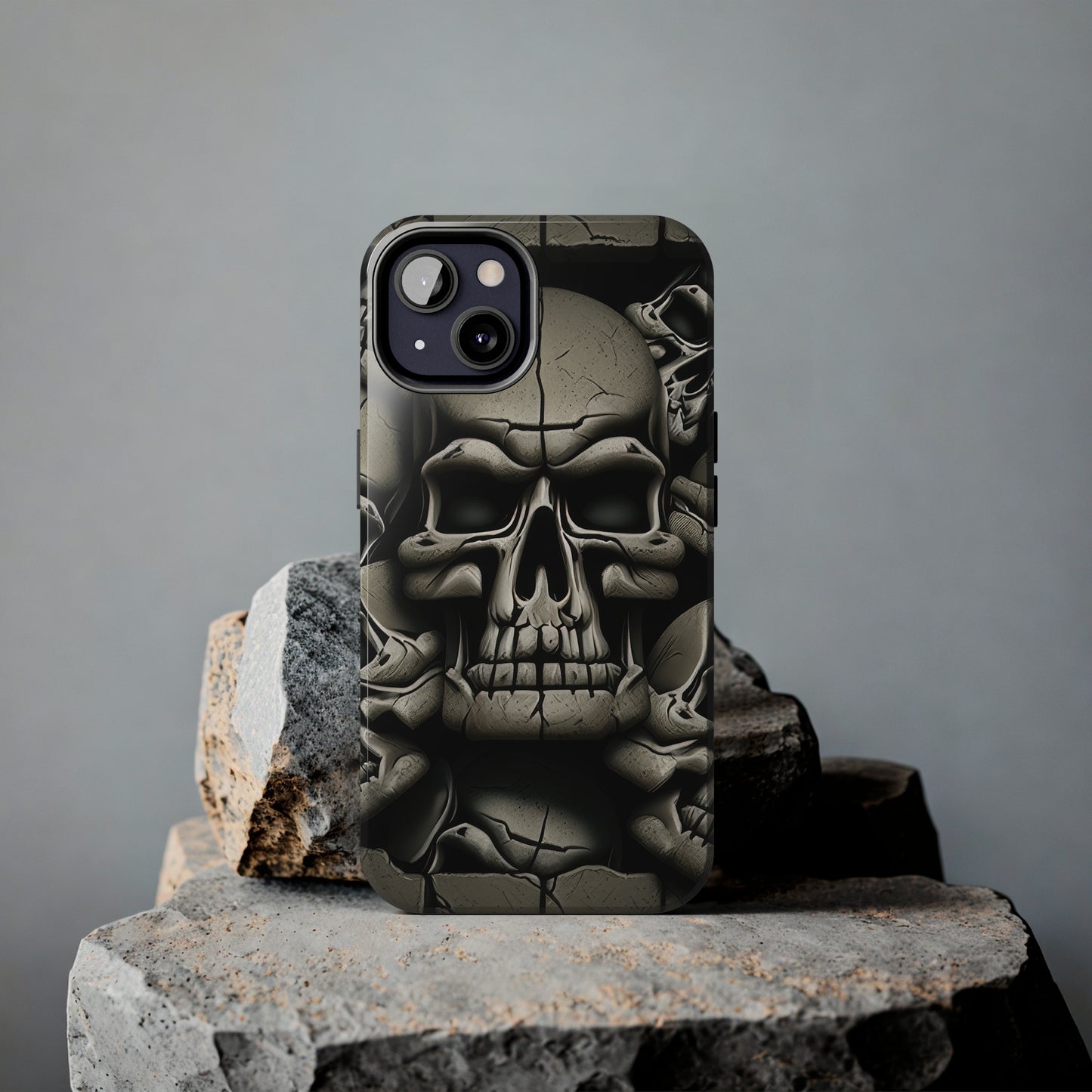 Metallic Chrome Skulls and classic Designed 12 Tough Phone Cases