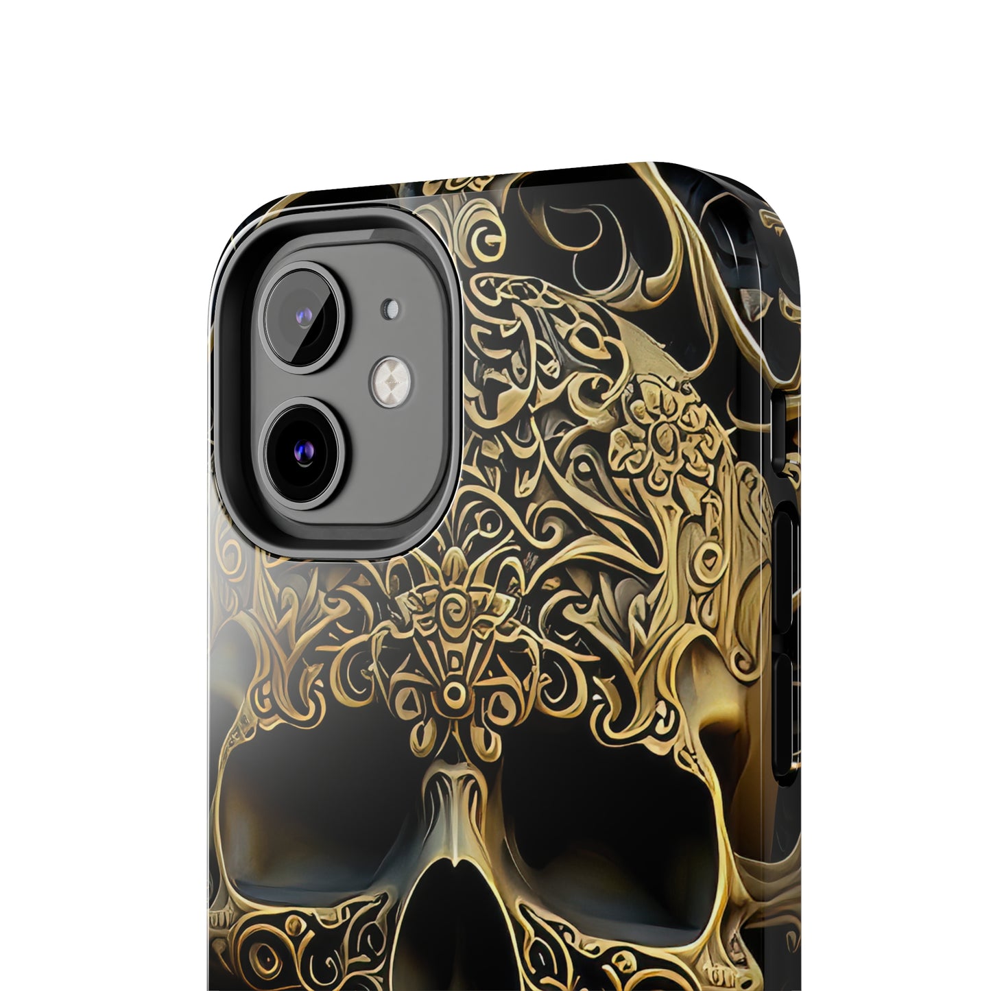 Metallic Chrome Skulls and classic Designed 4 Tough Phone Cases