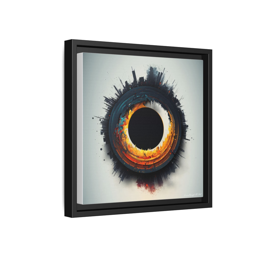 Eclipse of Industry, Art Print — Colorful Modern Wall Canvas