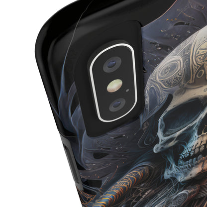 Skull Motorcycle Rider, Ready to Tear Up Road On Beautiful Bike 8 Tough Phone Cases