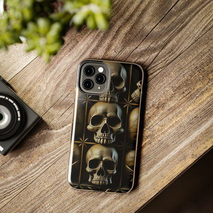 Metallic Chrome Skulls and classic Designed 19 Tough Phone Cases