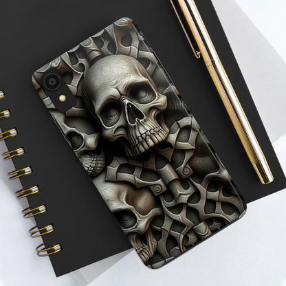 Metallic Chrome Skulls and classic Designed 19 Tough Phone Cases