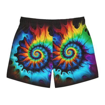 Bold And Beautiful Tie Dye Style One Swim Trunks (AOP)