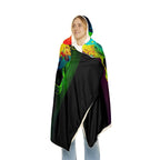 Tie Dye 3 Skulls Heads Style One Snuggle Blanket