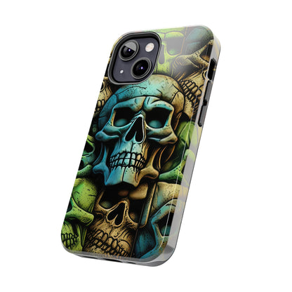 Metallic Chrome Skulls and classic Designed 13 Tough Phone Cases