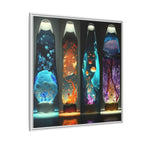 Elemental Currents, Art Print — Colorful Modern Wall Canvas