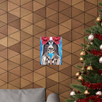 Love Shows No Time Boundaries Skulls, Image By Loewenkind Creations Premium Matte Vertical Posters