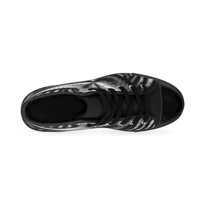 Beautiful Stars Abstract Star Style Black And White Men's Classic Sneakers