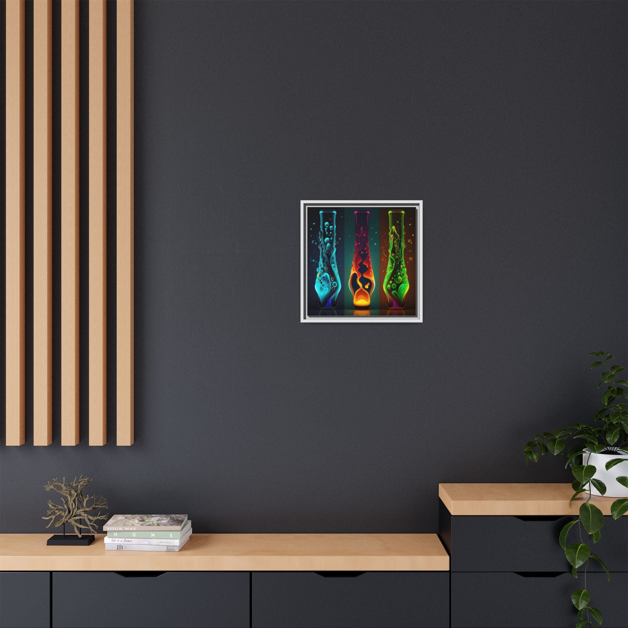 Three States of Flow, Art Print — Colorful Modern Wall Canvas
