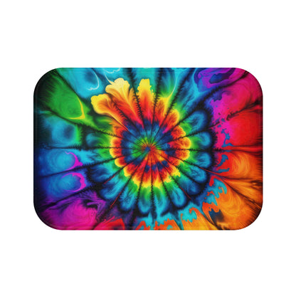 Bold And Beautiful Tie Dye Style Two Bath Mat