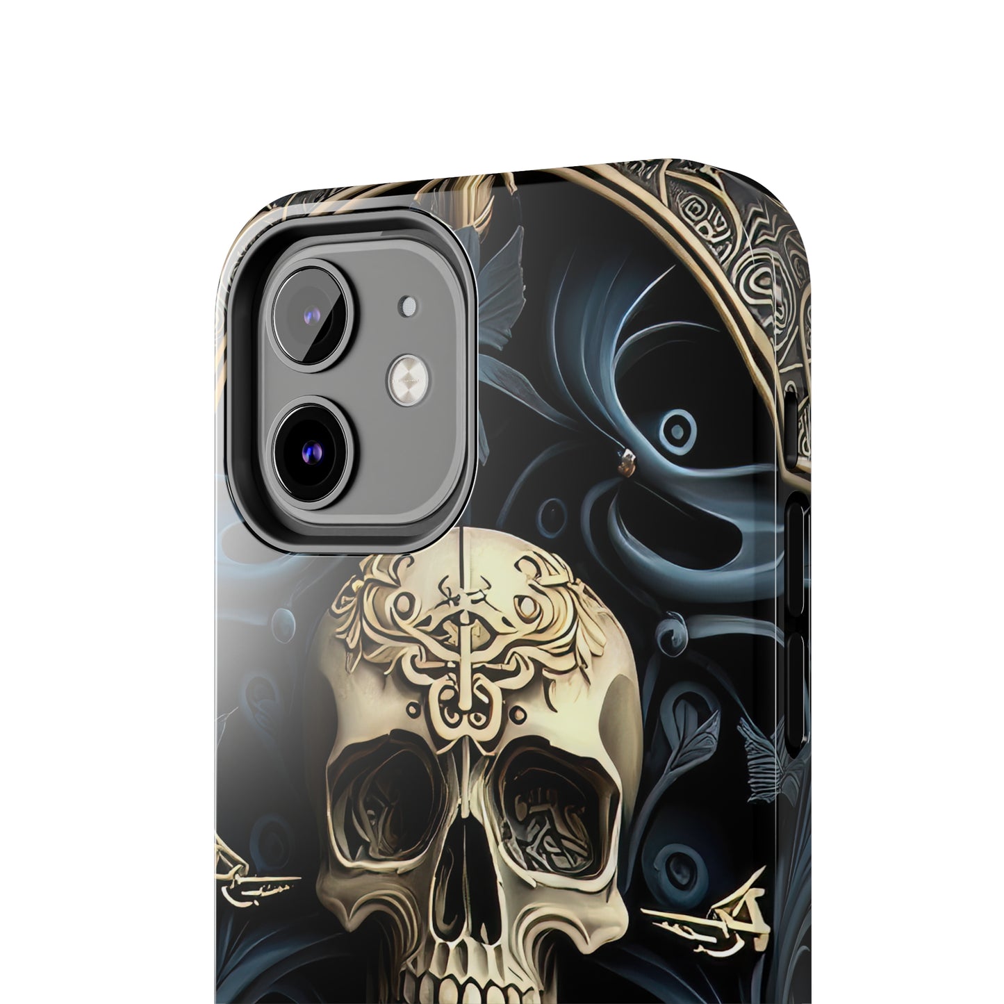 Metallic Chrome Skulls and classic Designed 6 Tough Phone Cases