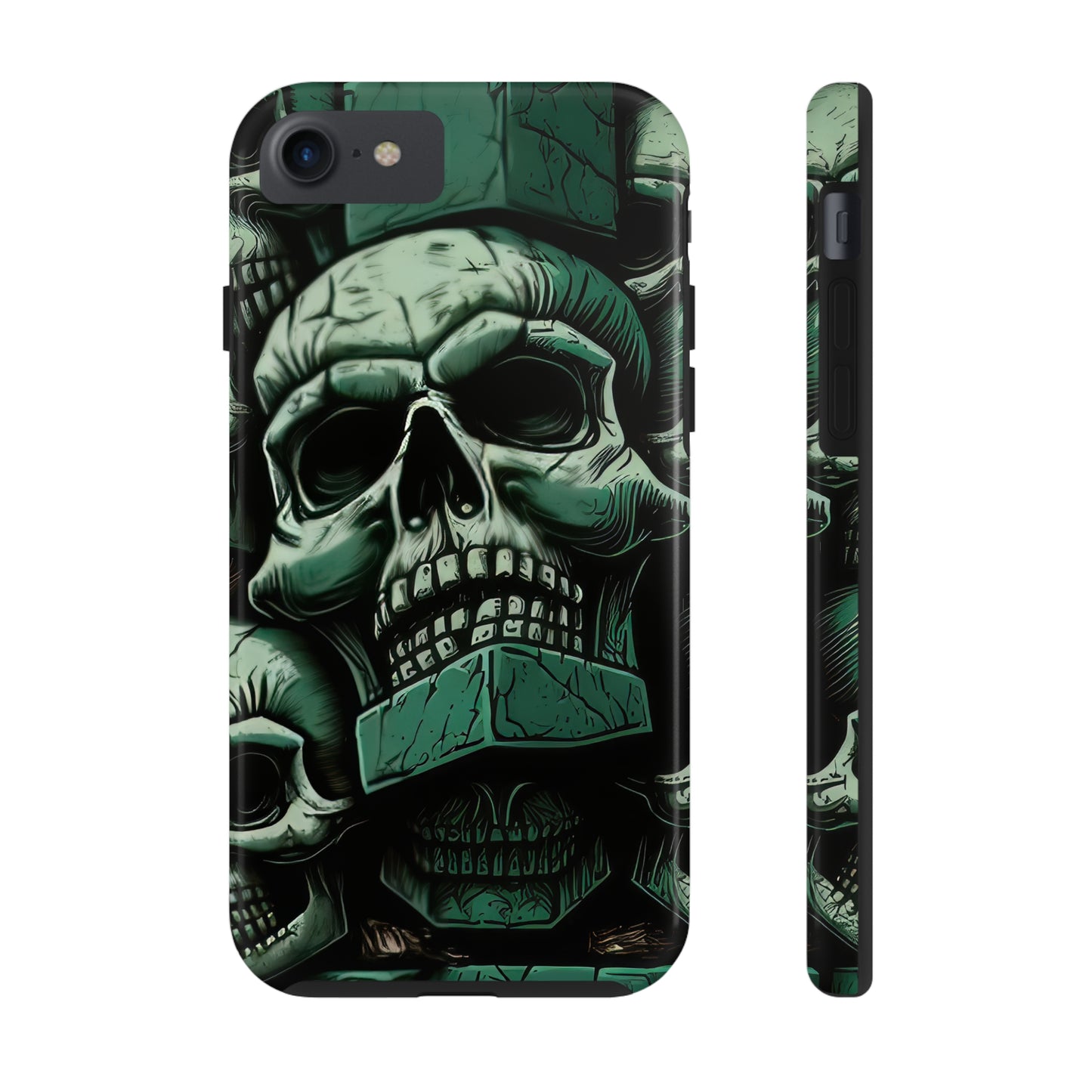 Metallic Chrome Skulls and classic Designed 15 Tough Phone Cases