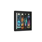 Elemental Currents, Art Print — Colorful Modern Wall Canvas