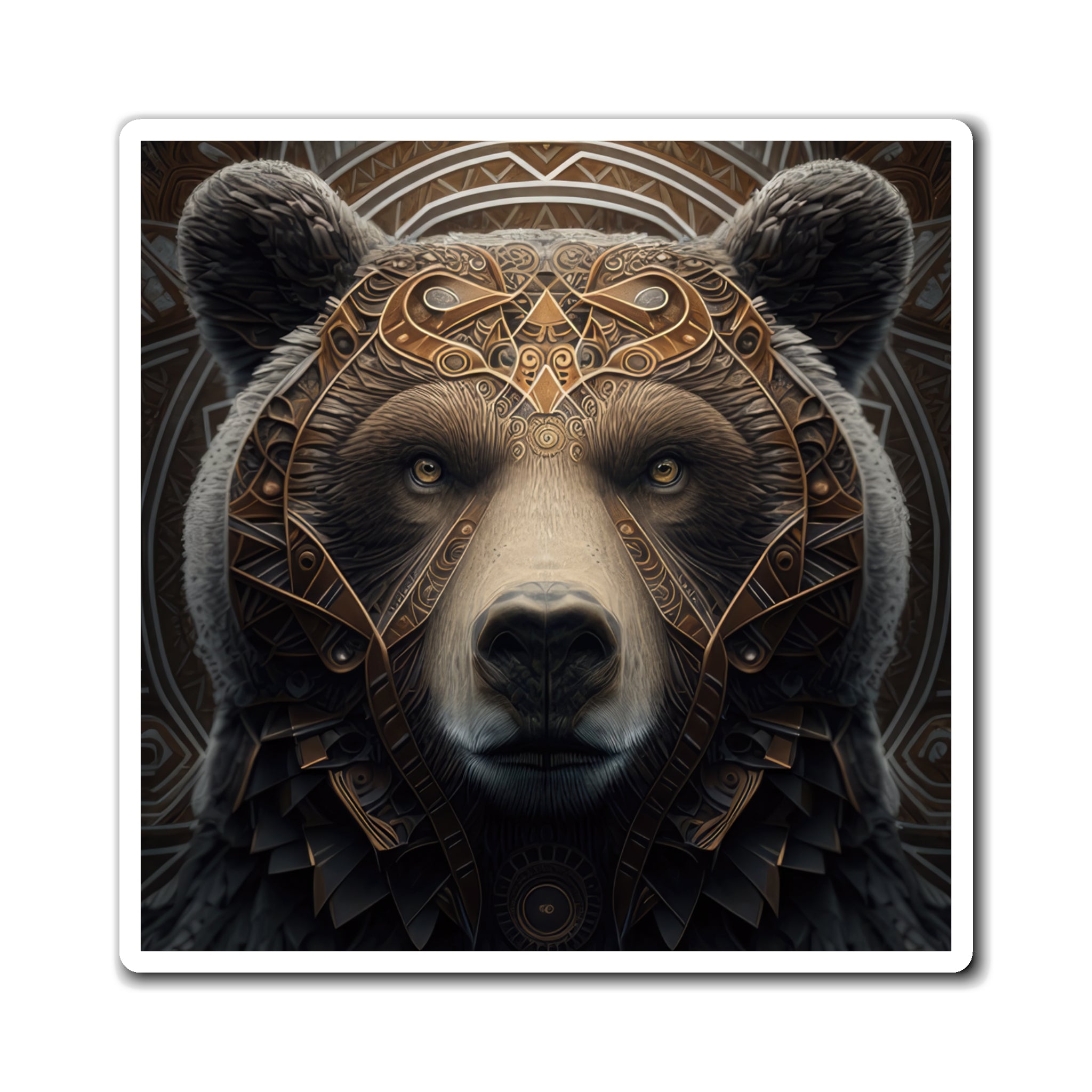 Magnificent Navajo Bear Style Eight Magnets