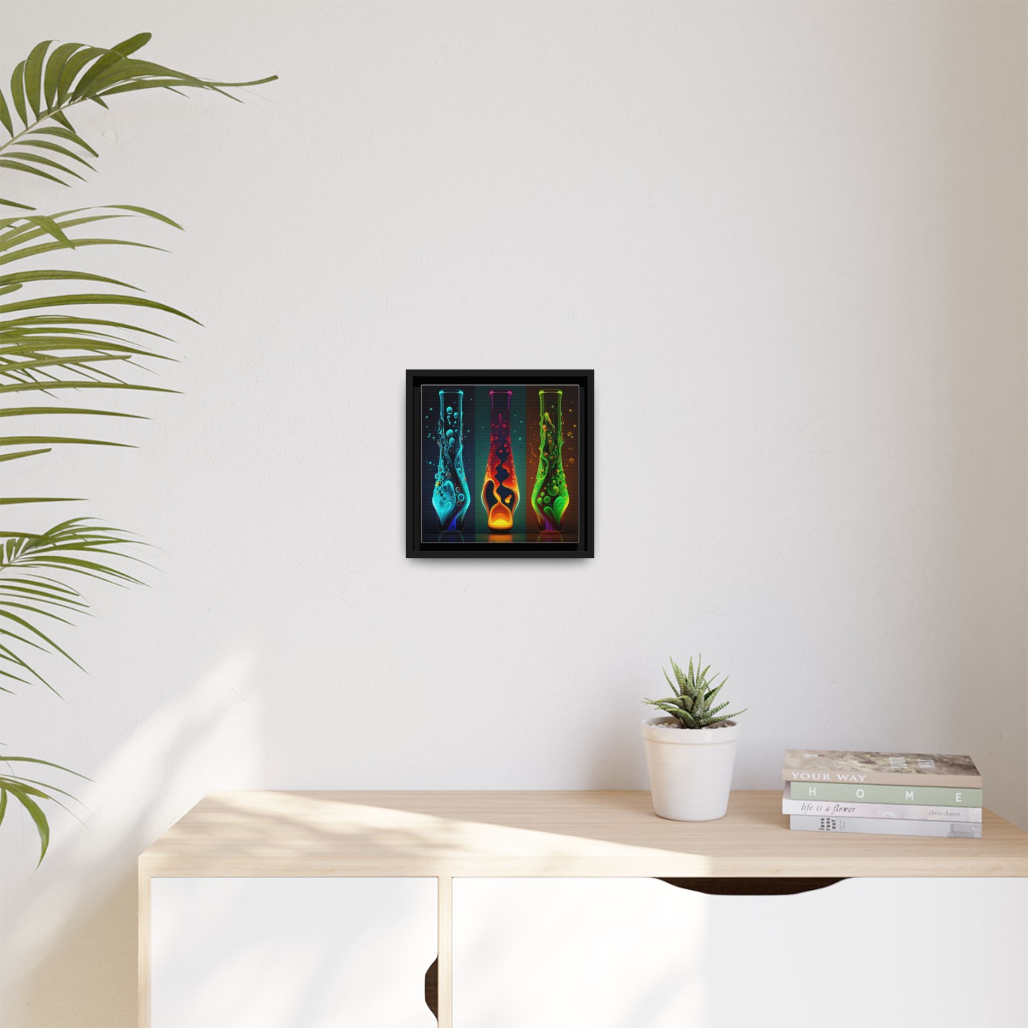 Three States of Flow, Art Print — Colorful Modern Wall Canvas