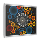 Harmonic Orbits, Matte Canvas, Framed (Multi-color)